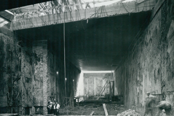 Budapest, M3 metró, építés, bélyegkép