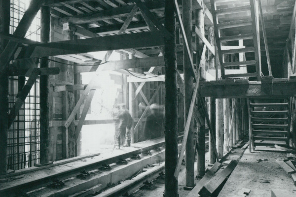 Budapest, M3 metró, építés, bélyegkép