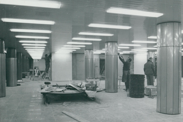 Budapest, M3 metró, építés, bélyegkép