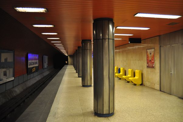 Budapest, M3 metró, Ferenciek tere, bélyegkép