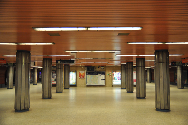 Budapest, M3 metró, Ferenciek tere, bélyegkép