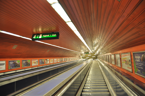 Budapest, M3 metró, Ferenciek tere, bélyegkép