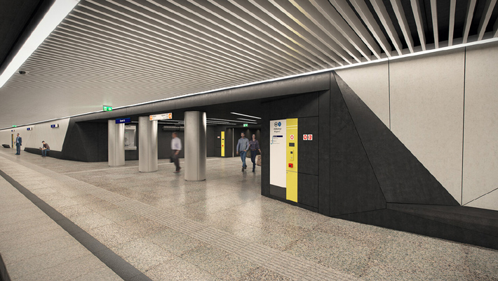 Budapest, M3 metró, Ecseri út, látványterv, bélyegkép