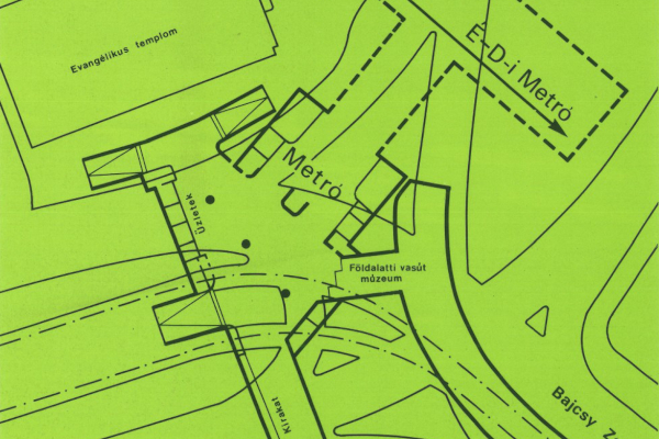 Budapest, M3 metró, Deák Ferenc tér, aluljáró, bélyegkép