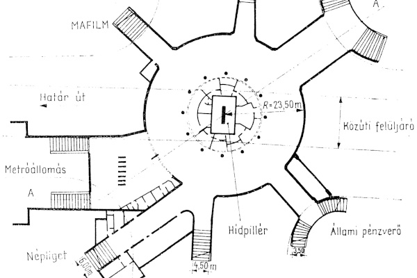 Budapest, M3 metró, Népliget, aluljáró, bélyegkép
