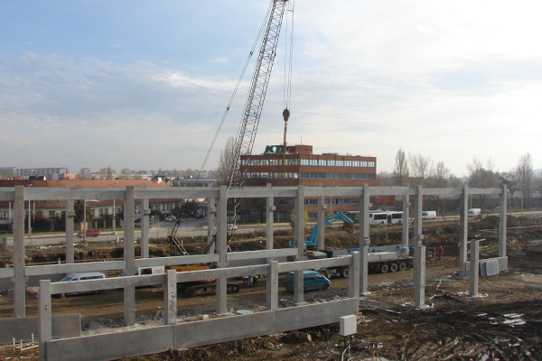 Budapest, M4 metró, járműtelep, bélyegkép