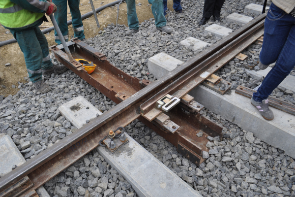 Budapest, M4 metró, járműtelep, bélyegkép
