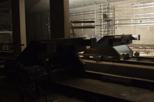 Budapest, M4 metró, Kelenföld vasútállomás, kihúzó, bélyegkép