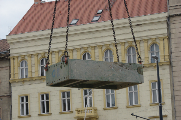 Budapest, M4 metró, Kálvin tér, bélyegkép