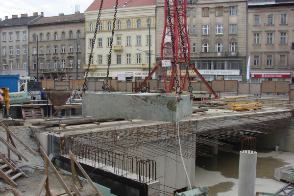 Budapest, M4 metró, Kálvin tér, bélyegkép