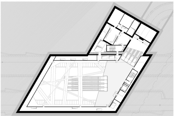 Budapest, M4 metró, Fővám tér, alaprajz, bélyegkép