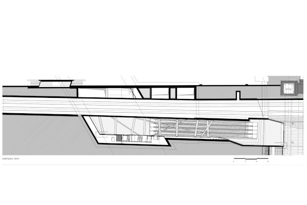 Budapest, M4 metró, Fővám tér, alaprajz, bélyegkép