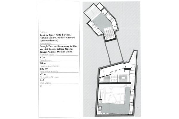 Budapest, M4 metró, Szent Gellért tér, alaprajz, bélyegkép
