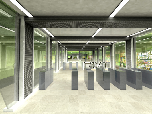 Budapest, M4 metró, Kelenföld vasútállomás, Palatium Stúdió látványterv, bélyegkép