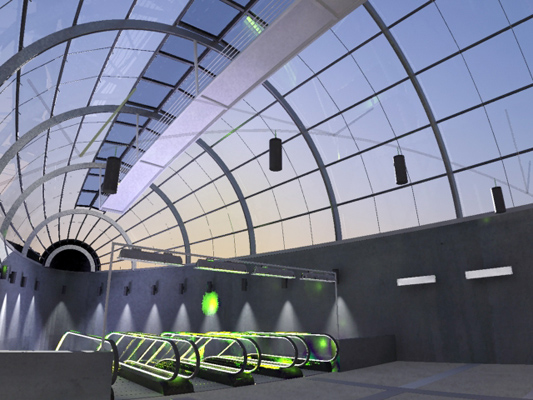 Budapest, M4 metró, Bikás park, Palatium Stúdió látványterv, bélyegkép