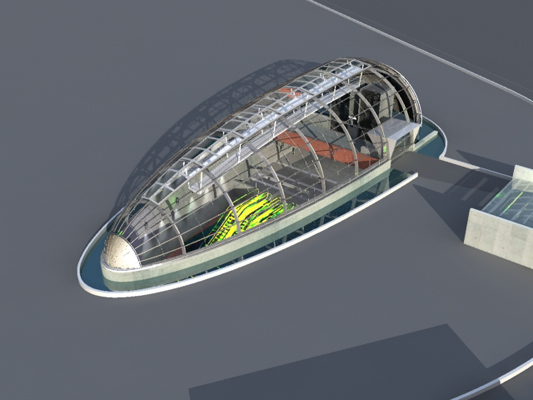 Budapest, M4 metró, Bikás park, Palatium Stúdió látványterv, bélyegkép