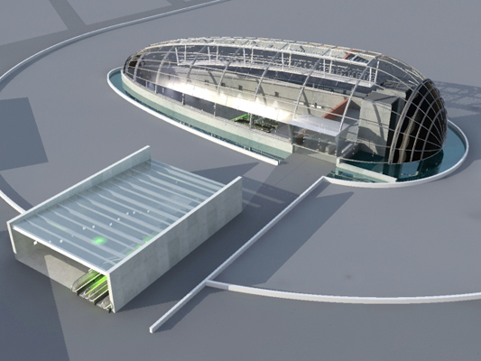 Budapest, M4 metró, Bikás park, Palatium Stúdió látványterv, bélyegkép