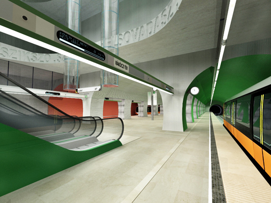 Budapest, Rákóczi tér, Palatium Stúdió látványterv, bélyegkép