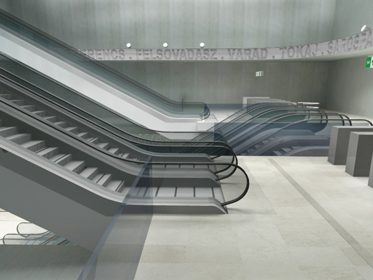 Budapest, M4 metró, Rákóczi tér, Palatium Stúdió látványterv, bélyegkép