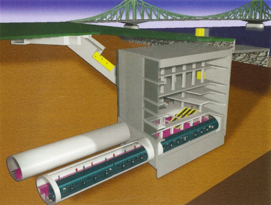 Budapest, M4 metró, Szent Gellért tér - Műegyetem, DBR látványterv, bélyegkép