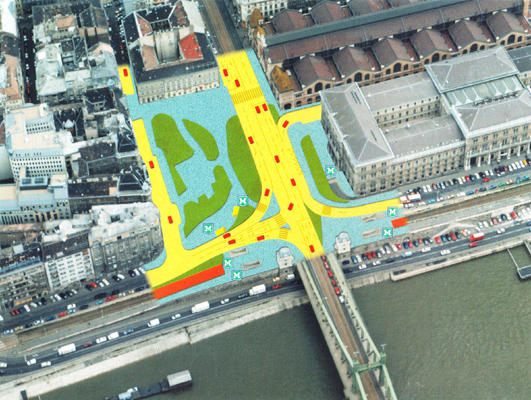 Budapest, M4 metró, Fővám tér, DBR látványterv, bélyegkép