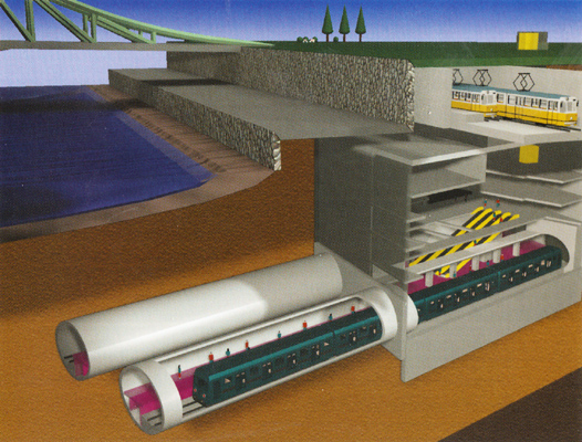 Budapest, Fővám tér, DBR látványterv, bélyegkép