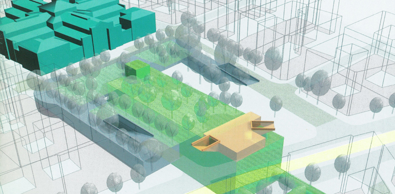 Budapest, M4 metró, Rákóczi tér, DBR látványterv, bélyegkép