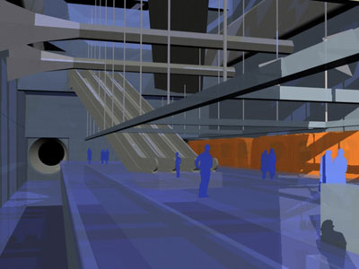 Budapest, M4 metró, Kálvin tér, RTL, látványterv, bélyegkép