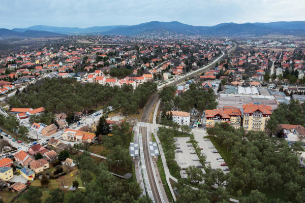 Budapest, M5 metró, Budakalász, látványterv, bélyegkép