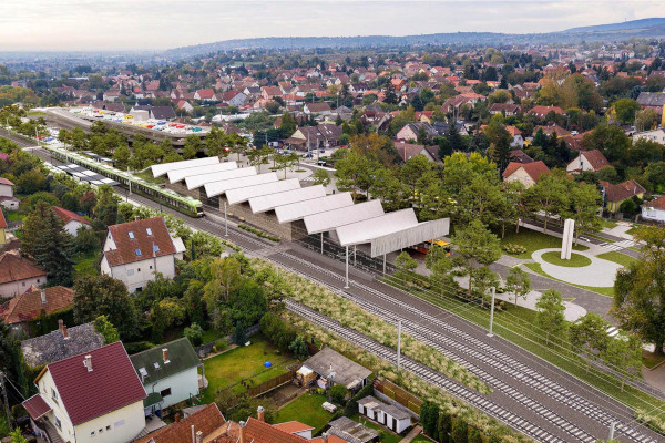 Budapest, M5 metró, Pomáz, látványterv, bélyegkép