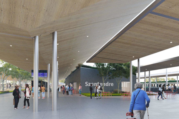 Budapest, M5 metró, Szentendre, látványterv, bélyegkép