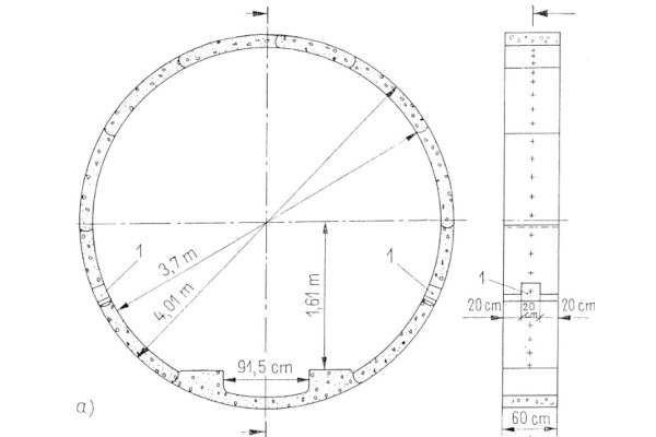 metróalagutak falazati típusai, beton, bélyegkép