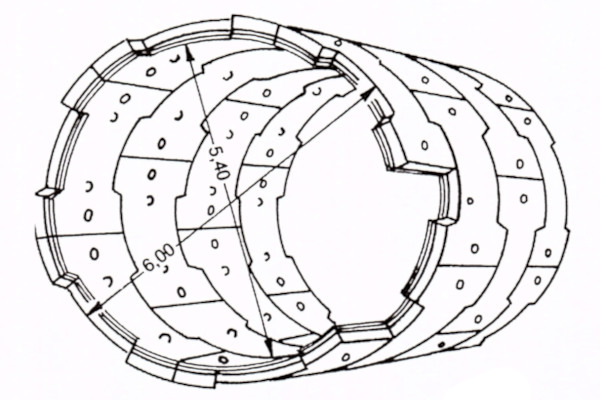 metróalagutak falazati típusai, vasbeton blokk, bélyegkép