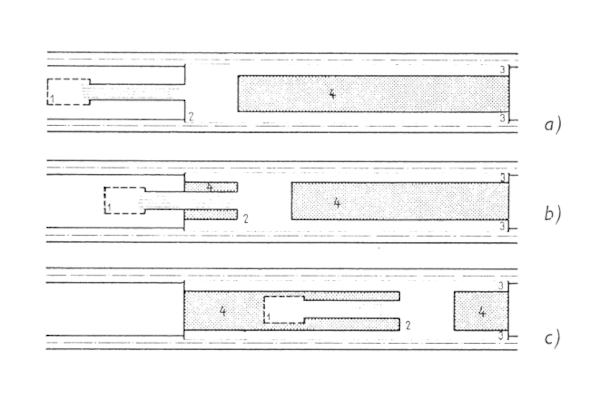 mélyállomás utaselosztó csarnok, bélyegkép