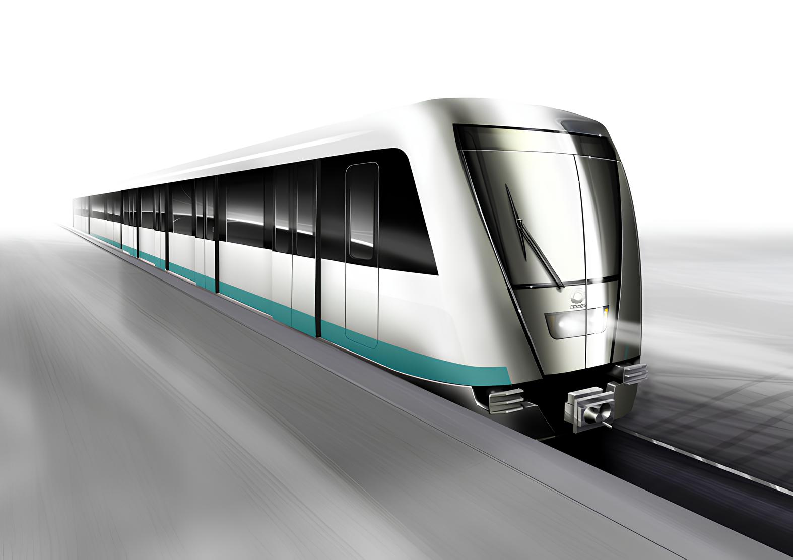 Budapest, Alstom METROPOLIS metró jármű látványterv, bélyegkép