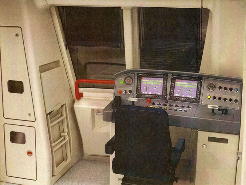 Budapest, Alstom METROPOLIS metró jármű látványterv, bélyegkép