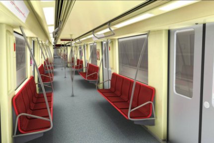 Budapest, Alstom METROPOLIS metró jármű látványterv, bélyegkép