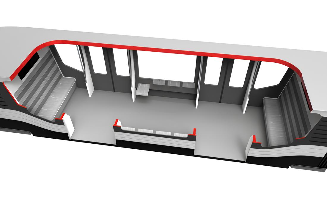 Budapest, M1 metró, tervezett jármű látványterv, Kukorelli Péter