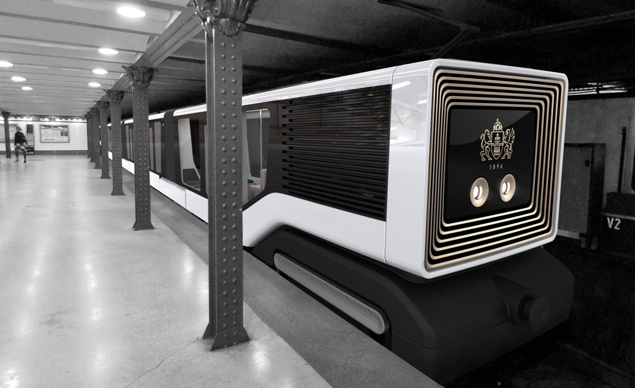 Budapest, M1 metró, tervezett jármű látványterv, Kukorelli Péter