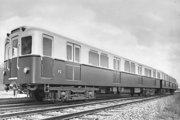 Budapest, Ganz P, prototípus metró jármű, bélyegkép