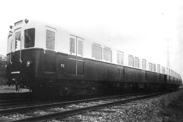 Budapest, Ganz P, prototípus metró jármű, bélyegkép