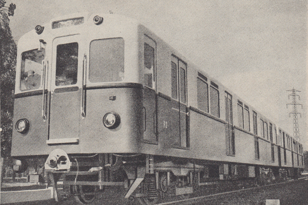 Budapest, Ganz P, prototípus metró jármű, bélyegkép