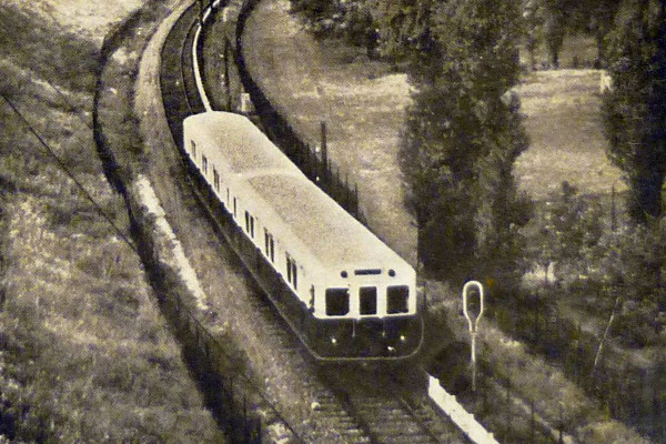 Budapest, Ganz P, prototípus metró jármű, bélyegkép