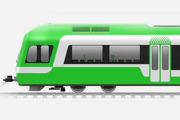 Budapest, M5 metró, tervezett jármű látványterv, Molnár Ádám