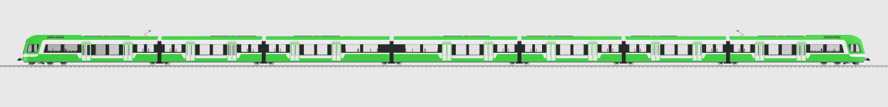 Budapest, M5 metró, tervezett jármű látványterv, Molnár Ádám