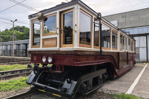 Budapest, MFAV, Schlick járművek, bélyegkép