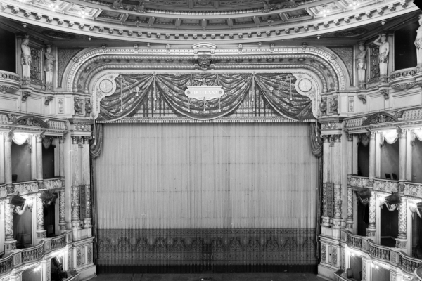 Budapest, Blaha Lujza tér, lebontott Nemzeti Színház, bélyegkép