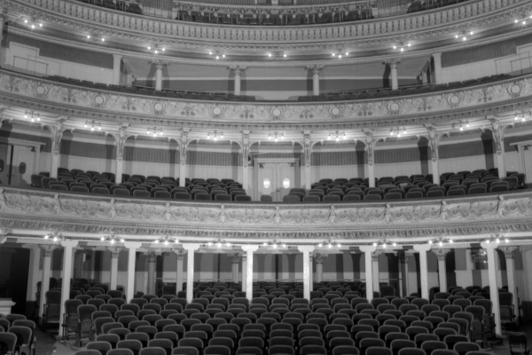 Budapest, Blaha Lujza tér, lebontott Nemzeti Színház, bélyegkép