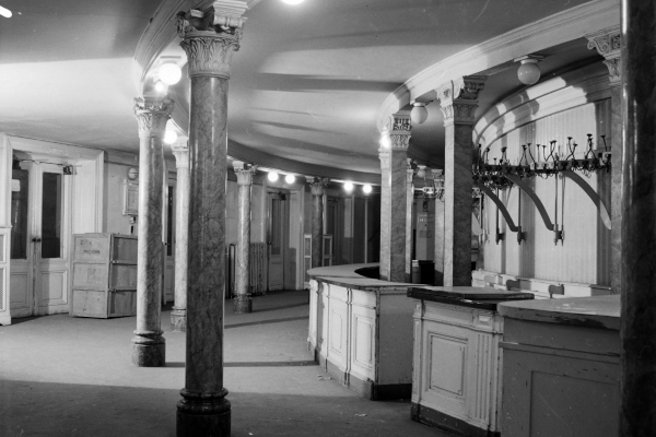 Budapest, Blaha Lujza tér, lebontott Nemzeti Színház, bélyegkép