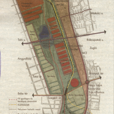 Budapest, M1 metró, térkép